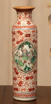 105 Antique Chinese vase, Xianfeng period, Qing dynasty 咸丰棒槌瓶