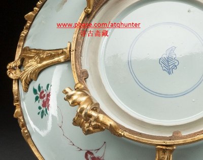 120 鎏金康熙五彩
