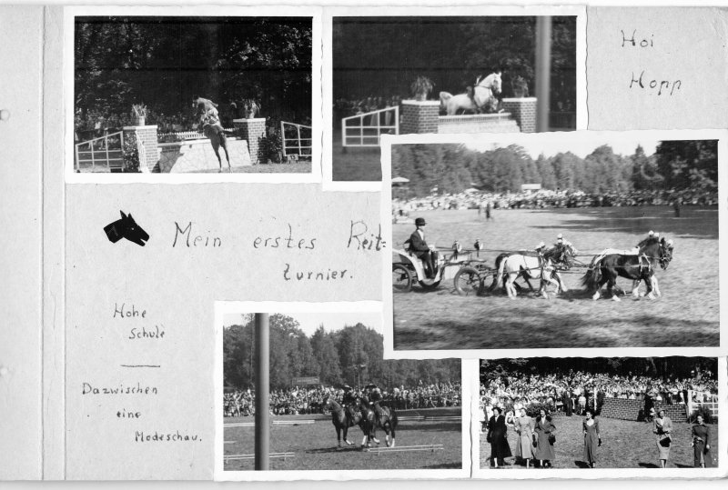 1949 erstes Reitturnier nach dem Krieg 