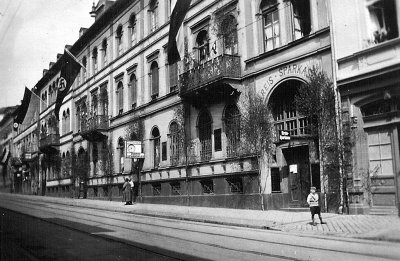 1933  1.Mai-Nazi-Marsch. Untere Louisenstr.Landratsamt