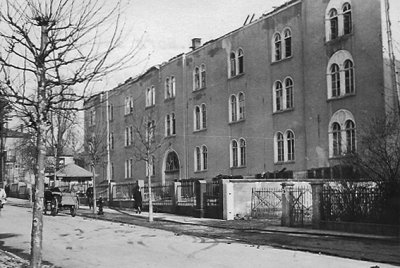 1945 8. März, zerstörte Kaserne, (Finanzamt)