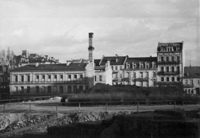 1950 cirka Kurhaus-Vorplatz nach der Enttrmmerung