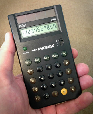 Braun calculator