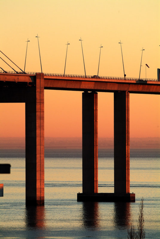Vasco da Gama Bridge at Sunset