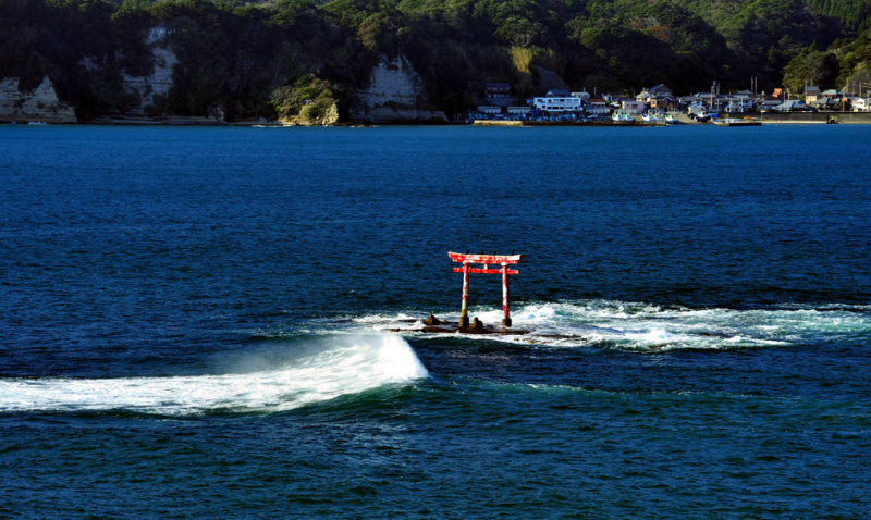 Torii on the Pacific Sea