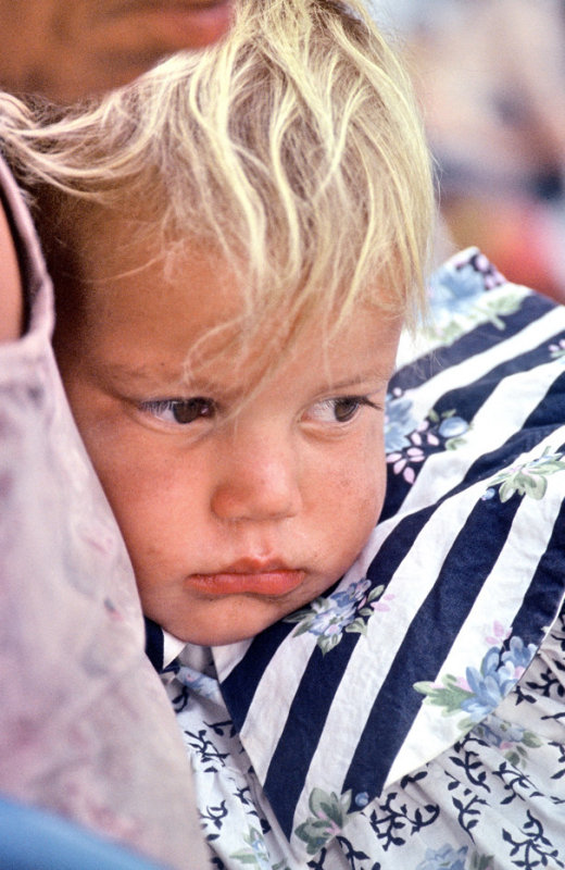 Blond African Baby