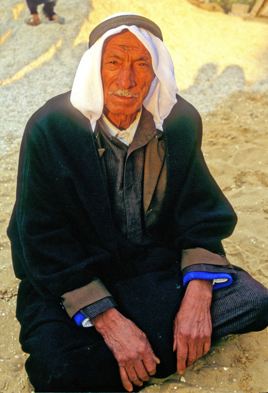 Enjoying the Last Rays of Sunset, Sitting on Gaza Sand...