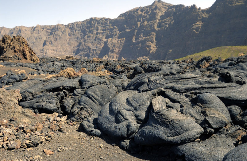 Lava Stop From Last Eruption