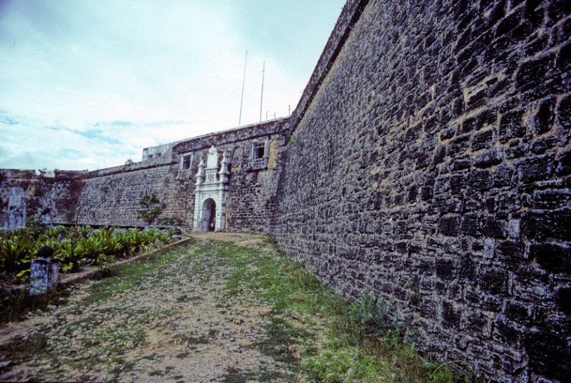 Exterior Of The Abandoned Fortress 