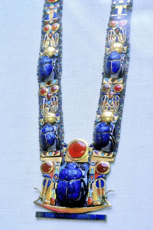 Blue Scarabee Necklace