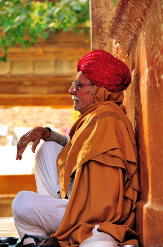 Meditating Old Gentleman