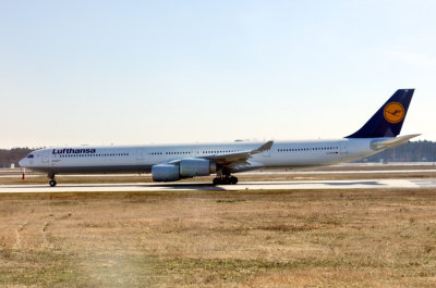 Longest:   AIRBUS A340/600, D-AIHB