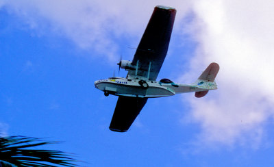 Turtle Catalina, N222FT, Flying