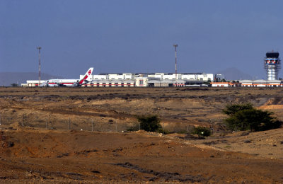 Sal Airport: View from the 'Desert'