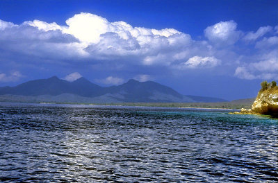 Bali, With Menjagen Is. In Foreground