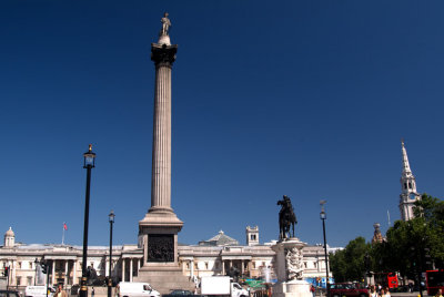 Nelson Statue, Trafalgar Sq.