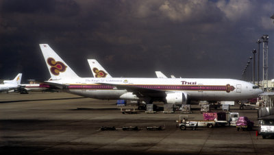 Thai New Boeing 777 on The King's 72nd Birthday...