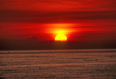 Sunrise Over Caribe Sea    