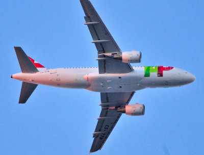 TAP-Portugal A319 CS-TTR, at Sunrise