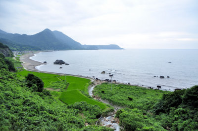 The Other Side of The Falls: The Beach And The Rice Fields...