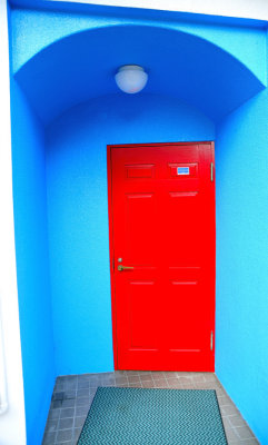 Crooked Red Door
