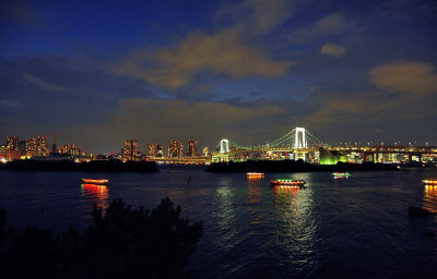 Night Sets Up Over Tokyo