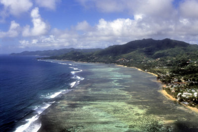 Goodbye to Mahe afterTake Off