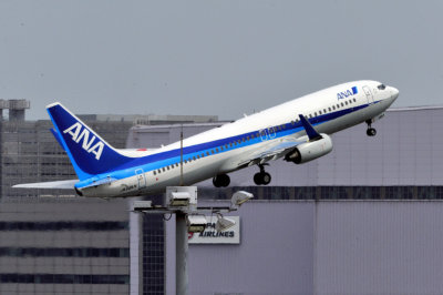 ANA's B-737/800, JA58AN, Steep TO Climb