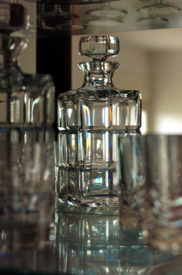 Crystal Brandy Bottle