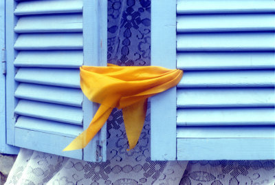 Yellow Scarf at the Window 