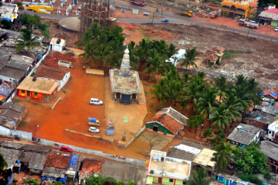 Indu Temple From Above, Garbage Included...