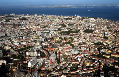 Lisbon From Air, Amazing Day
