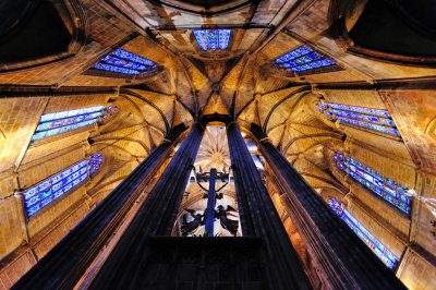 Barcelona's Cathedral Imposing Gothic