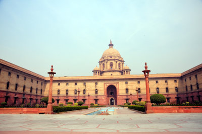 Indian Parliament, other side