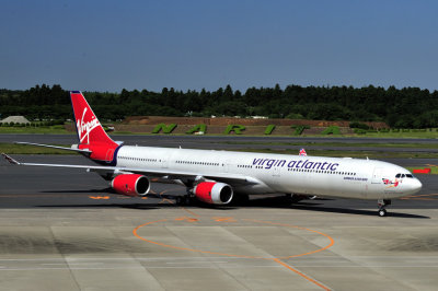 Virgin A340-600, G-VSSH at Narita