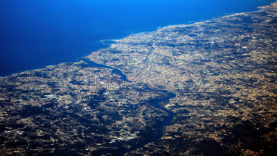 Porto At 35,000ft., No Clouds Or Mist! Rare!!!