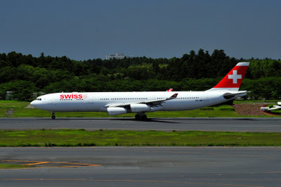 Swiss A340-300, HB-JMI, TO Run 