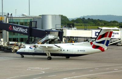 British DHC8, G-NVSA 