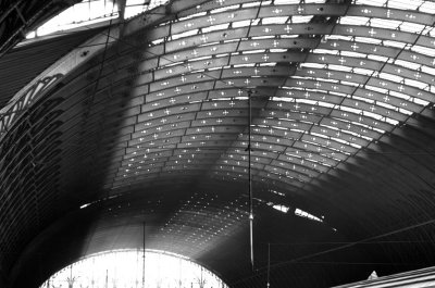 Paddington Station, B&W