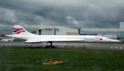 BA Concorde, G-BOAB, Waiting For Its Final Fate 