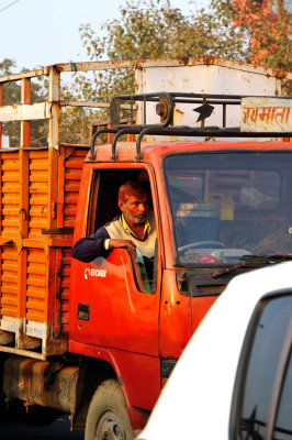 Same Orange Paint On Truck and on Hair