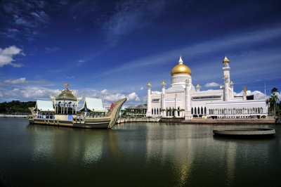 Brunei ex libris: Omar Ali Saifuddien Mosque