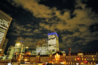 Tokyo Station At Christmas Eve