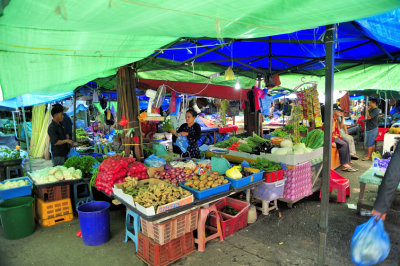 Inside the Colourful Market