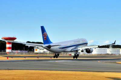 China Southern A330, B-6548  Landing