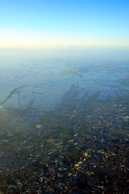 Flooded Fields of Manila After a Typhoon