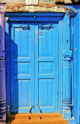 Blue and Purple Door