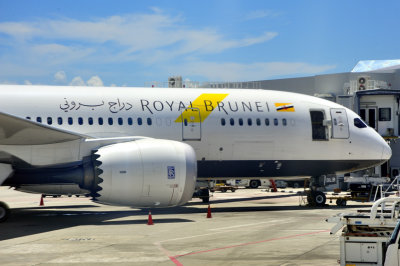 Royal Brunei B-787/800, DLB Front & RR Engine