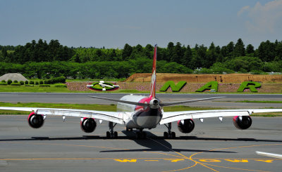 Virgin A340-600, G-VSSH, Historical In Narita