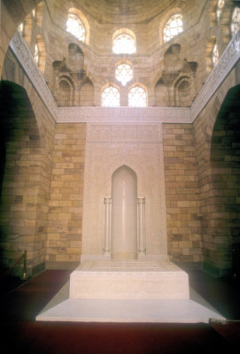 Inside Aga Khan's Tomb 